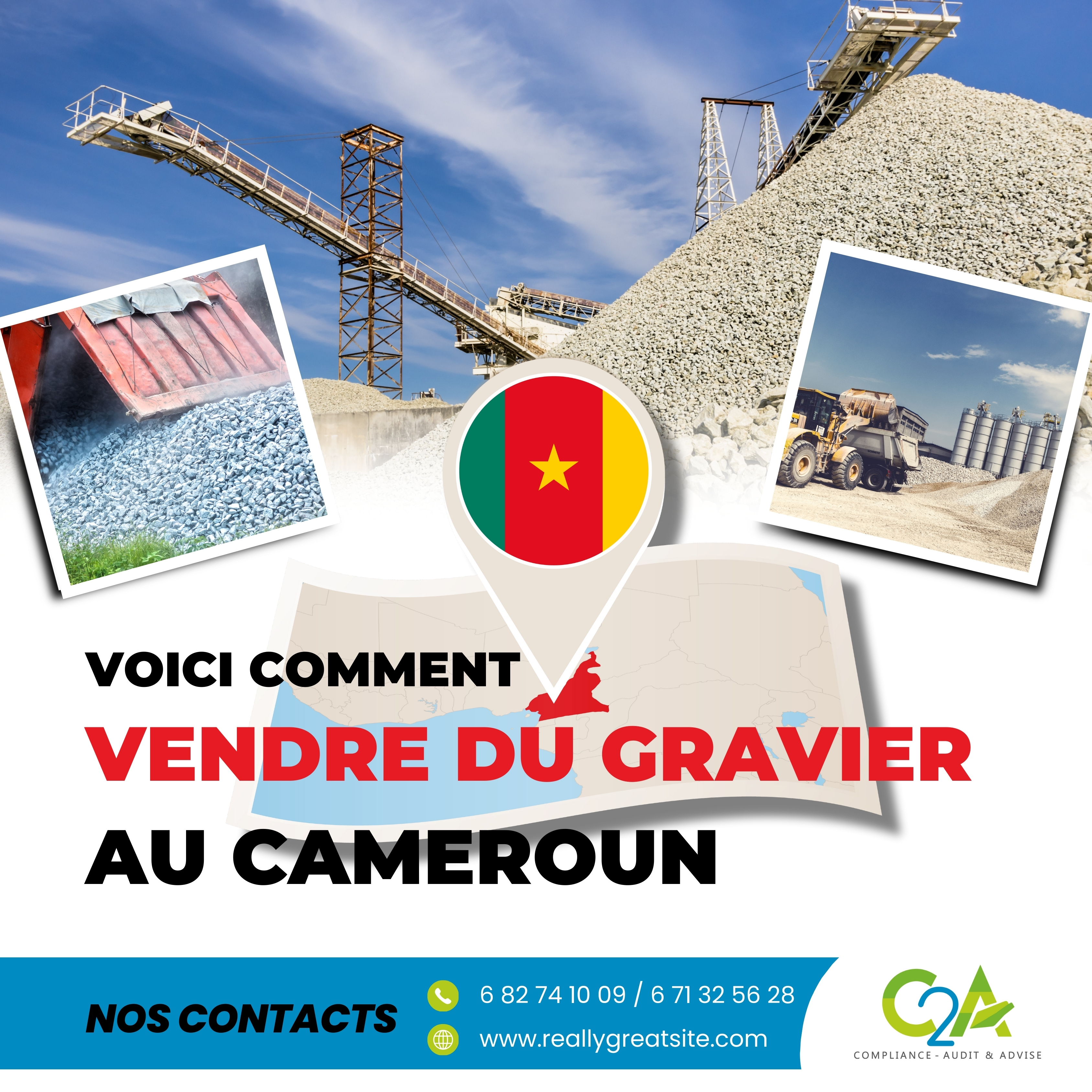 Voici comment Vendre du GRAVIER au Cameroun